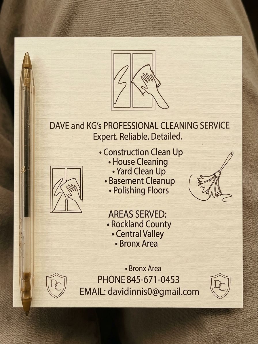 Dave And Kg's Professional Cleaning Service logo
